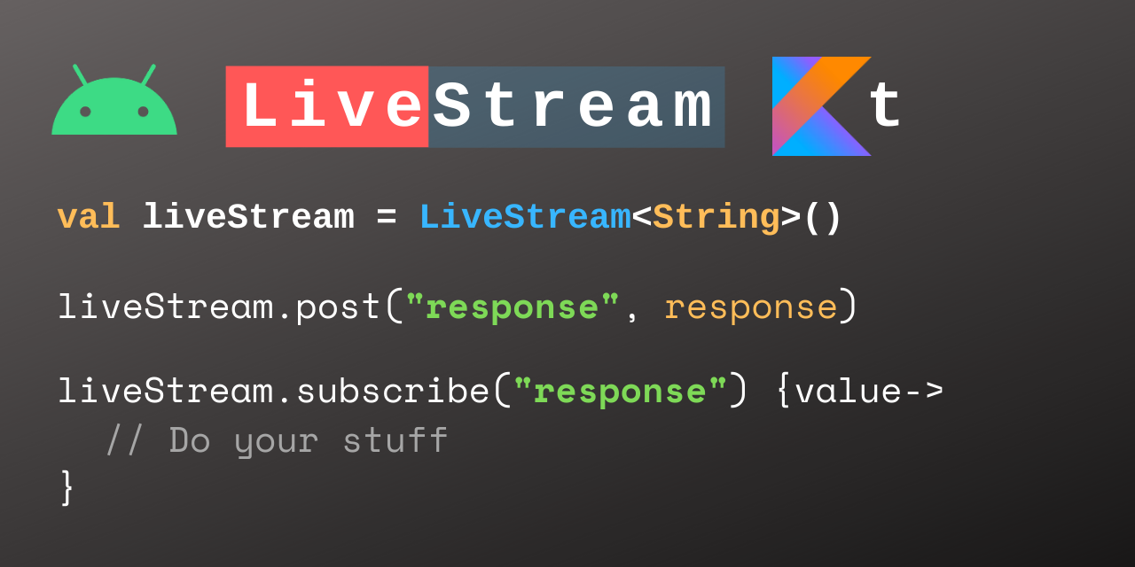 LiveStream-kt Library