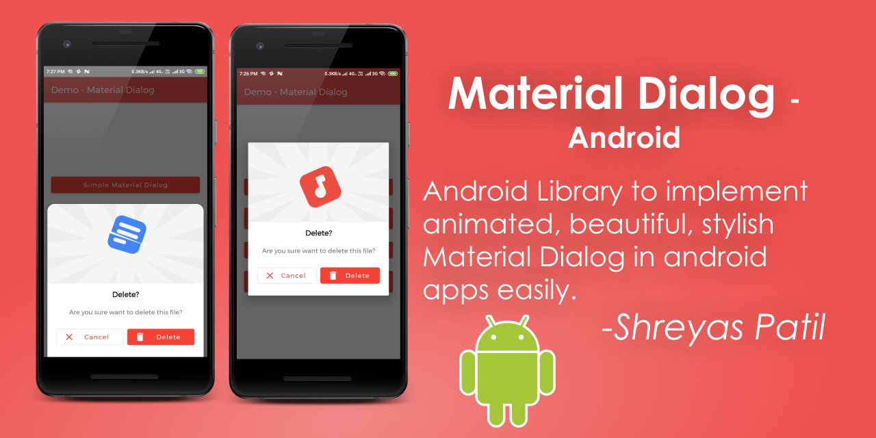 Material Dialogs for Android 📱